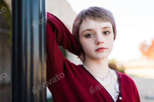 Preview: Young teen outdoor portrait