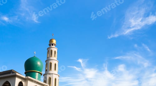 Preview: Mosque Arab Muslim Building Greeting Mubarak