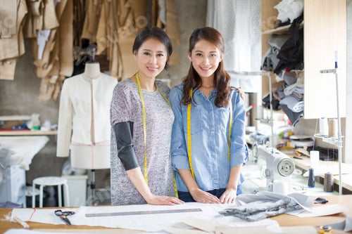 Preview: Two female fashion designers
