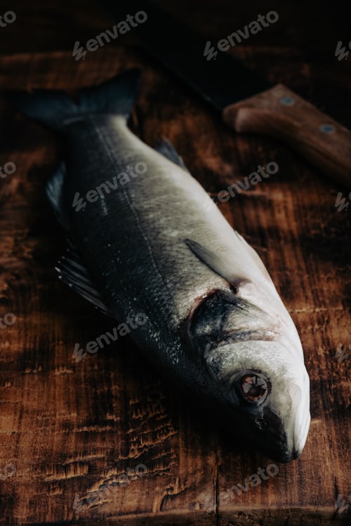 Preview: Fresh Sea Bass Ready for Cooking
