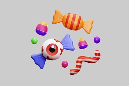 Preview: Spooky halloween candy collection