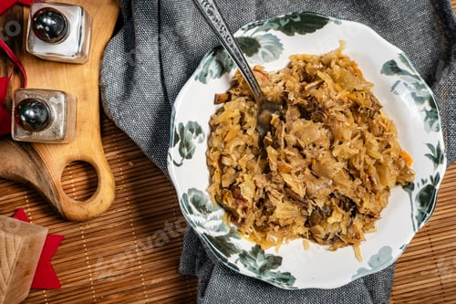 Preview: Bigos - traditional Polish food.