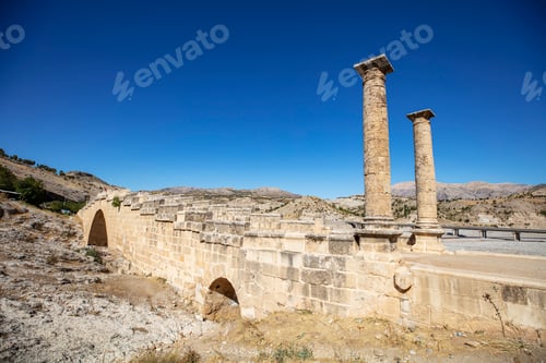 Preview: The historical Cendere(Severan)bridge is in the city of Adiyaman.