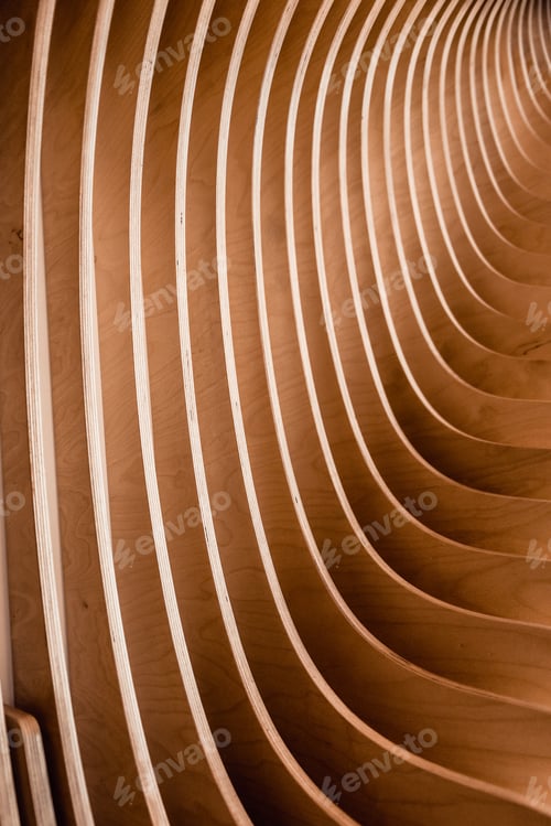Preview: Wood wall geometry decoration background