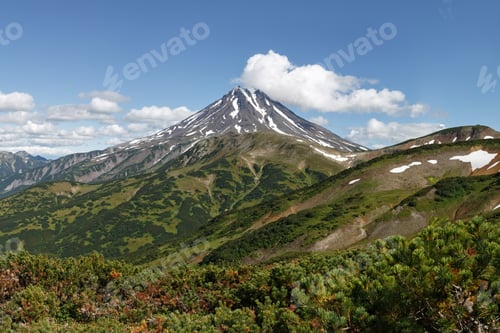 Preview: Kamchatka Volcanic Landscape: view of Vilyuchinsky Volcano