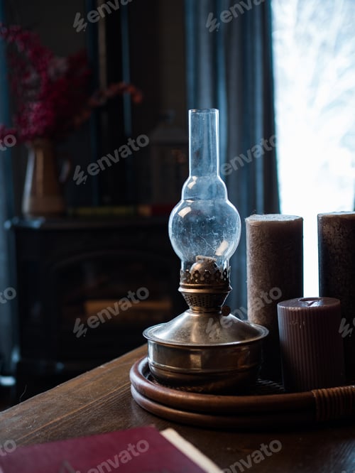 Preview: Retro oil lamp