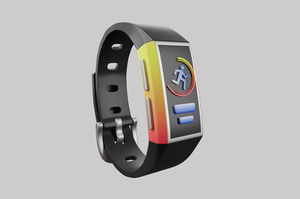 Preview: Fitness tracker with running icon