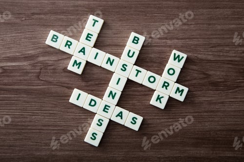 Preview: Words of business concepts collected in crossword