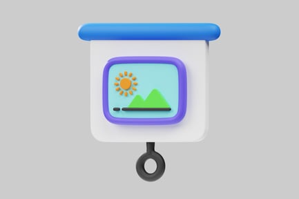 Preview: Weather forecast display cartoon style