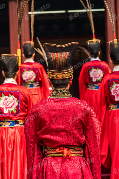 Preview: Traditional Chinese theatre performance in temple, Beijing, China