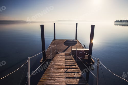 Preview: Sunrise at Bodensee lake in Germany