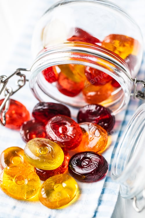 Preview: Sweet colorful candies.