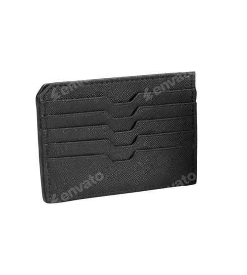 Preview: credit card in seamed leather holder
