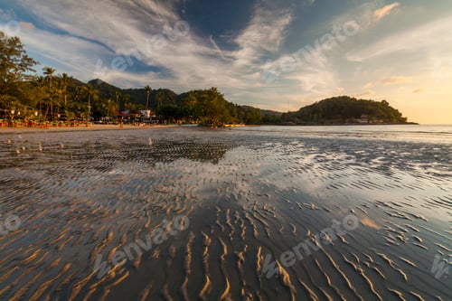 Preview: Colorful sunset on the tropical island. Koh Chang. Thailand
