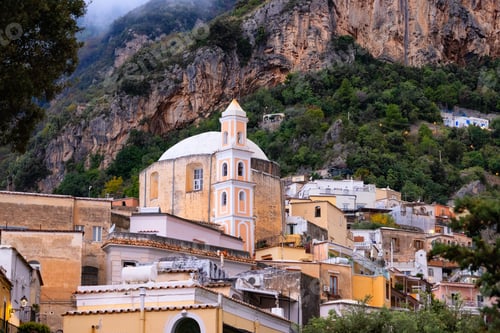 Preview: Touristic Town, Positano, on Amalfi Coast, Italy.