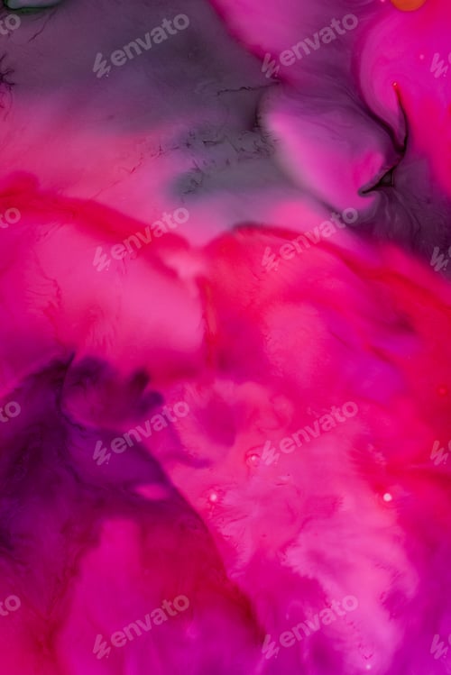 Preview: Abstract flow of liquid paints in mix