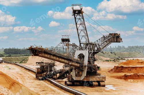 Preview: Giant bucket wheel excavator. The biggest excavator in the world. The largest land vehicle.