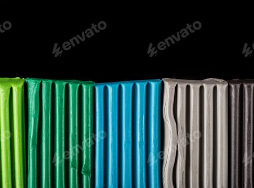 Preview: Plasticine. Texture Of Colored Decorative Wallpaper. Multicolored Abstract Background. Art.