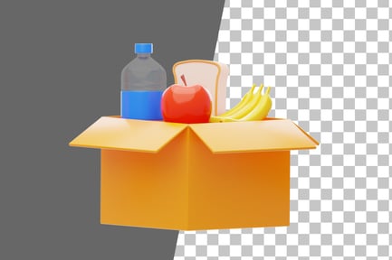 Preview: Food 3D Icon