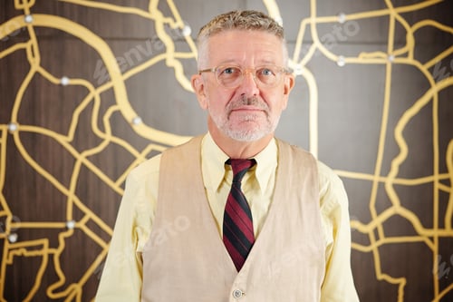 Preview: Senior businessman or teacher