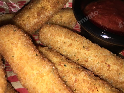 Preview: Mozzarella sticks/ hot food