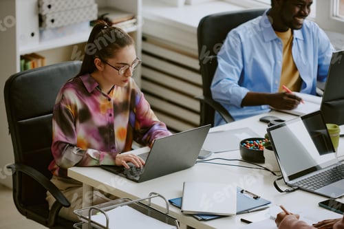 Preview: Focused Coworkers during Work