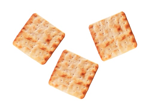 Preview: chip cookies on white background