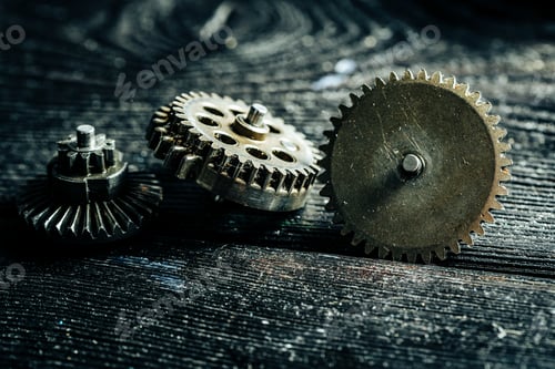 Preview: Gears from an old industrial machine
