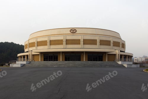 Preview: Weightlifting Hall at Pyongyang Sports Street in North Korea
