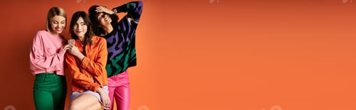Preview: Vibrant unity: young women embrace diversity