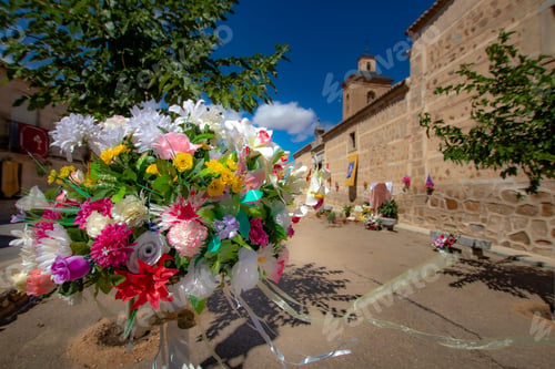 Preview: Bouquet of beautiful flowers on the day of the Corpus Christi