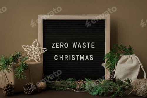Preview: Zero waste Christmas concept.