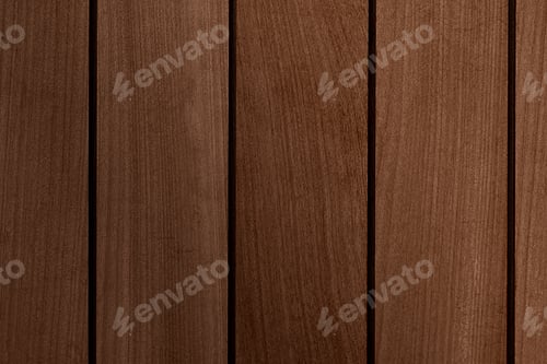 Brown Wooden Planks with Vertical Grain Pattern