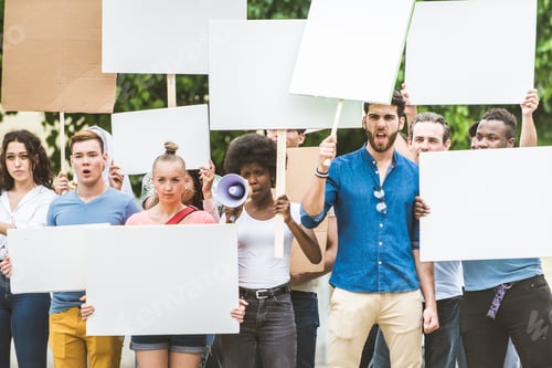 Preview: Activists demonstrating against social issues