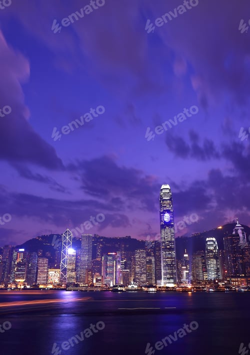 Preview: Hong Kong skyline at night