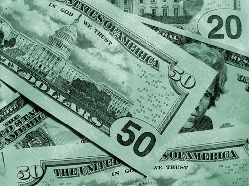 Preview: Money background from Dollars USA