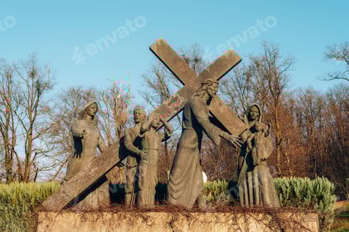 Preview: 8th Station of the cross, Jesus Consoles the Daughters of Jerusalem, pilgrimage