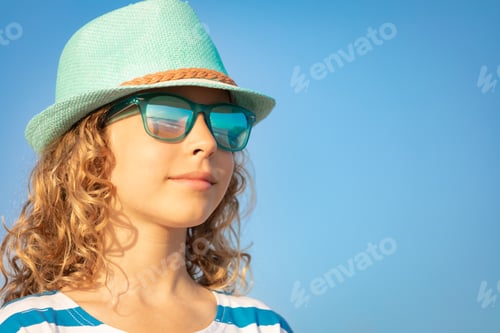 Preview: Beautiful girl on summer vacation
