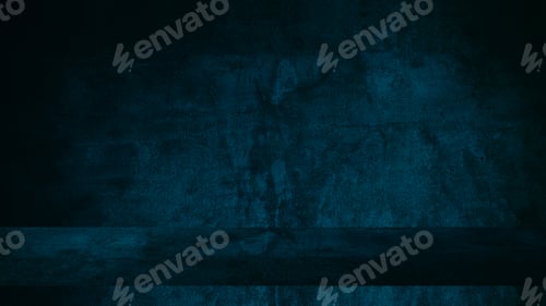Preview: Blue designed grunge concrete texture. Vintage background with space for text or image