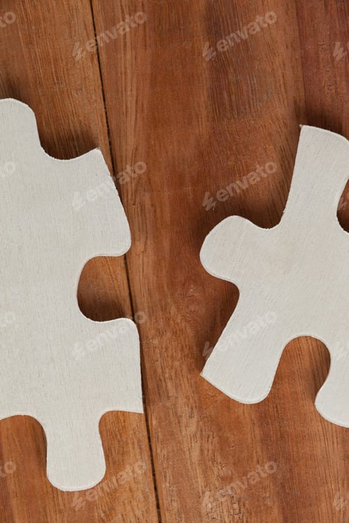 Preview: Two piece of jigsaw puzzle
