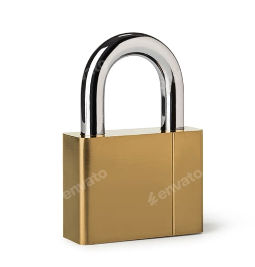 Preview: Metal padlock
