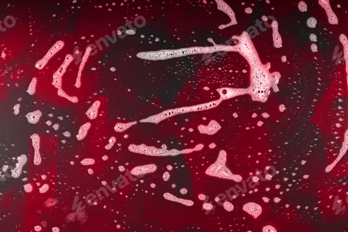 Preview: Drops- Liquid Foam. Fluid Aqua- Abstract Pattern Nature. Background- Cleansing Wash. Shampoo