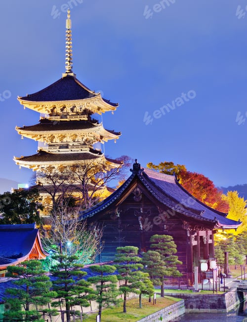Preview: Dec 1 Toji Pagoda In Kotyo, Japan.