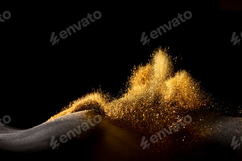 Preview: Bokeh Abstract Background with Glitter Lights. Blurred Soft vintage colored