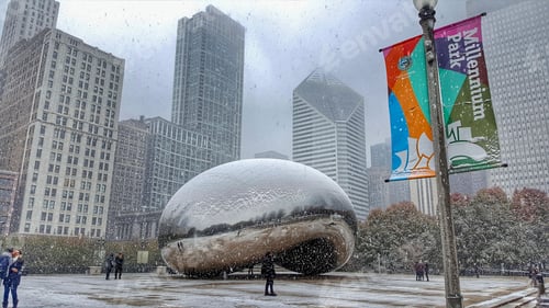Preview: Chicago Egg in a Snowstorm