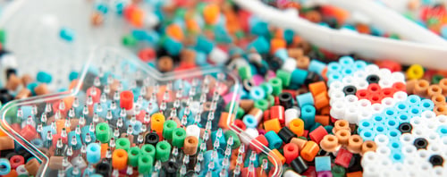 Preview: Colorful fusible beads or perler beads
