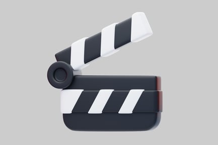 Preview: Classic film slate prop