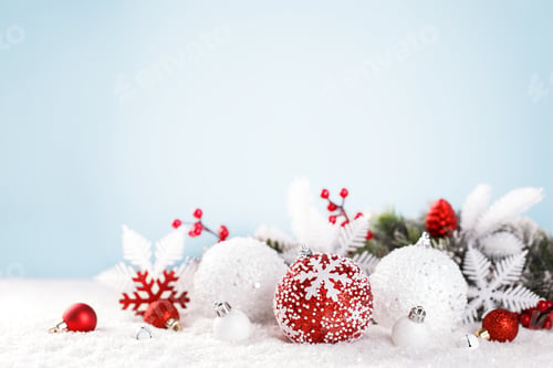 Preview: Christmas card template