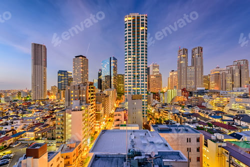 Preview: West Shinjuku, Tokyo Skyline