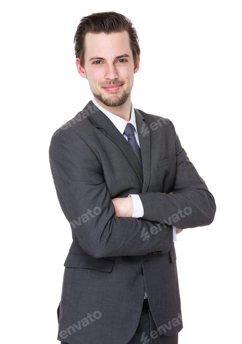 Preview: Businessman arm folded